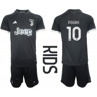 Koszulka piłkarska Juventus Paul Pogba #10 Strój Trzeci dla dzieci 2023-24 tanio Krótki Rękaw (+ Krótkie spodenki)